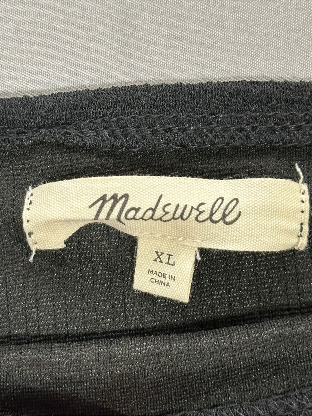 Madewell Crepe Square-Neck Puff-Sleeve Top - Womens XL - Picture 5 of 17